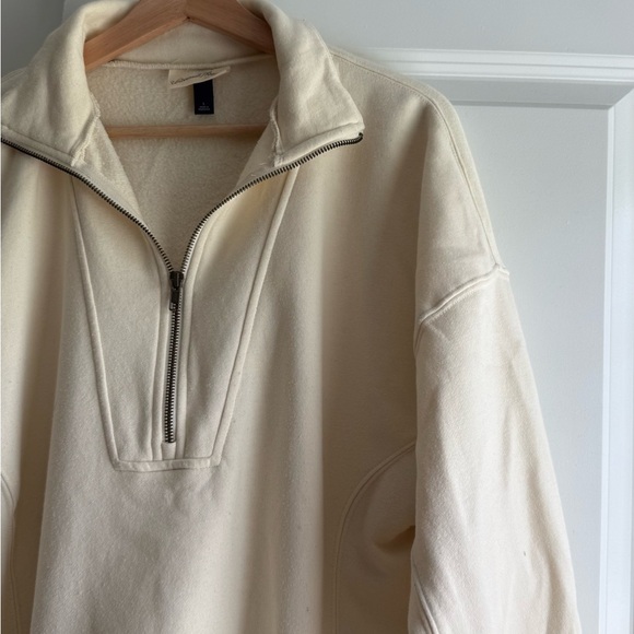 Universal Thread Cream Half Zip Up Sweater - Picture 2 of 6